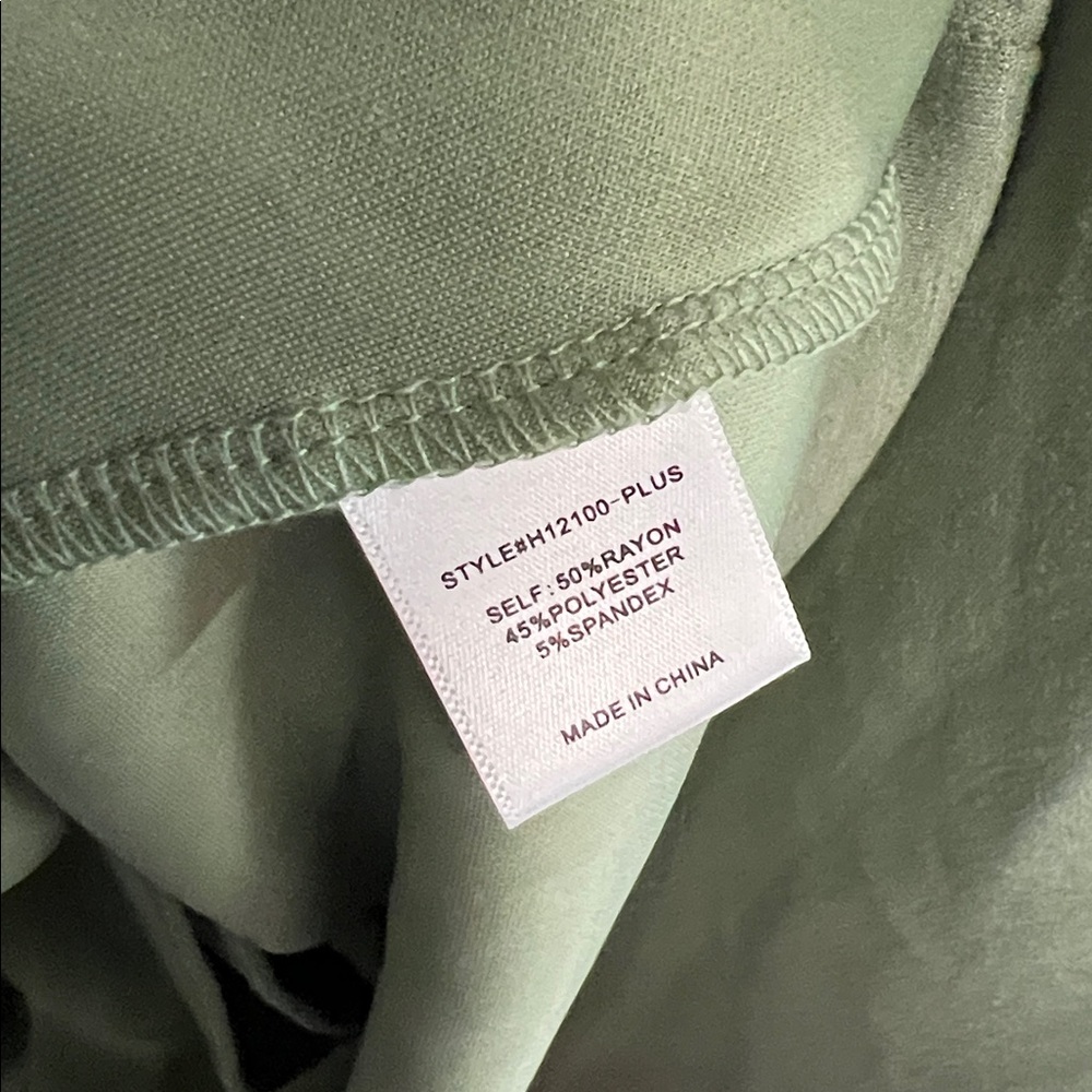 NWT Jodifl Dress Short Cap Sleeves 1X Mint Green - Picture 9 of 14